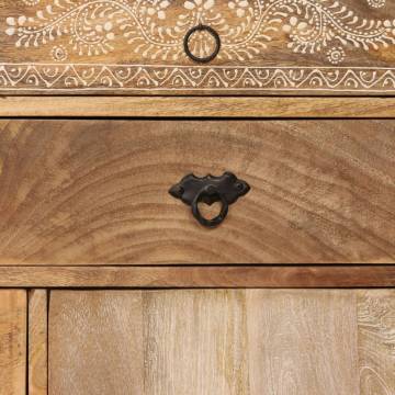 Sideboard Solid Mango Wood 140x30x80 cm