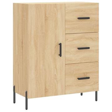 Highboard Sonoma Oak 69.5x34x180 cm Engineered Wood