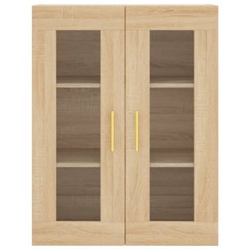 Highboard Sonoma Oak 69.5x34x180 cm Engineered Wood