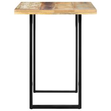 Dining Table 120x60x76 cm Solid Reclaimed Wood