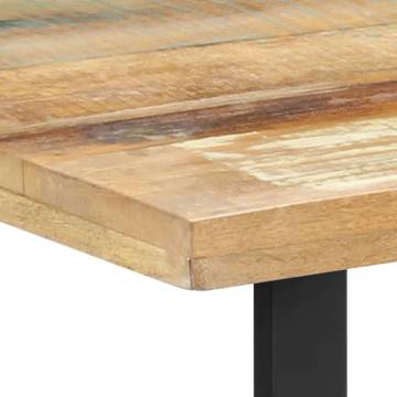 Dining Table 120x60x76 cm Solid Reclaimed Wood