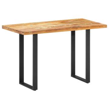 Dining Table 120x60x76 cm Solid Reclaimed Wood