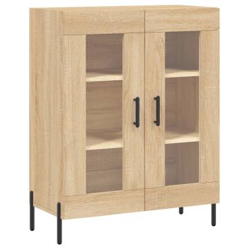 Highboard Sonoma Oak 69.5x34x180 cm Engineered Wood