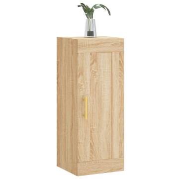 Wall Mounted Cabinet Sonoma Oak 34.5x34x90 cm Engineered Wood