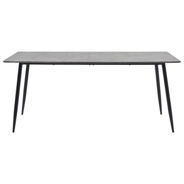 Dining Table Grey 200x100x75 cm MDF