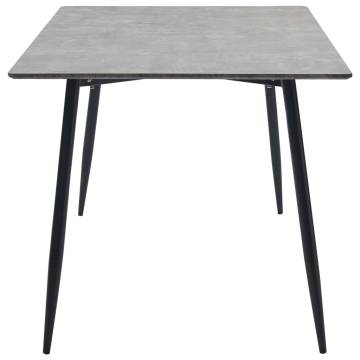 Dining Table Grey 200x100x75 cm MDF