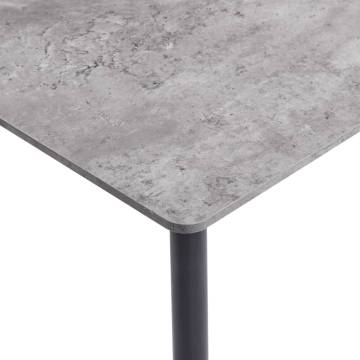 Dining Table Grey 200x100x75 cm MDF