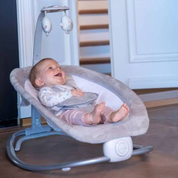 Bo Jungle B-Rocker Baby Bouncer Moby Beige