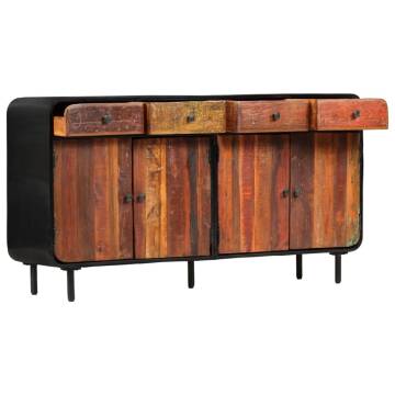 Sideboard Solid Reclaimed Wood 140x35x76 cm