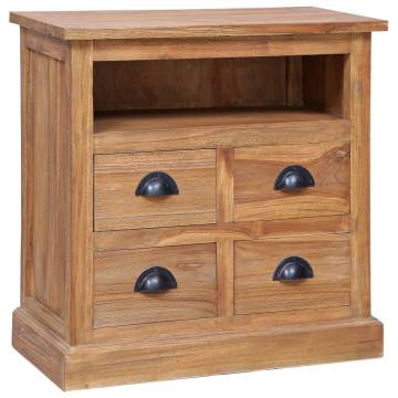 Side Cabinet 60x30x60 cm Solid Teak