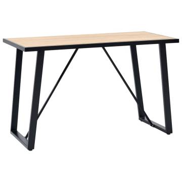 Dining Table Oak 120x60x75 cm MDF