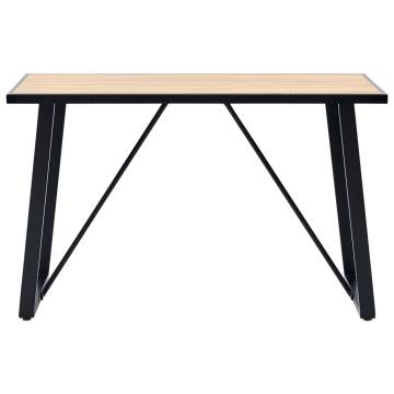 Dining Table Oak 120x60x75 cm MDF