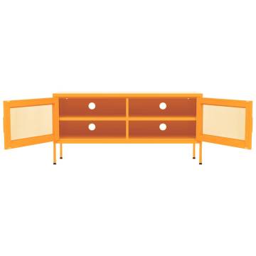 TV Cabinet Mustard Yellow 105x35x50 cm Steel