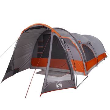 Family Tent Tunnel 8-Person Grey Waterproof