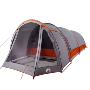 Family Tent Tunnel 8-Person Grey Waterproof