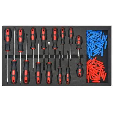 Workshop Tool Trolley with 1125 Tools Steel Red