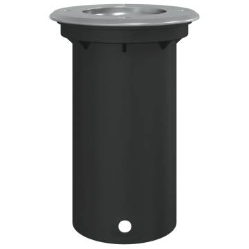 Outdoor Ground Light Round Black 10.5x10.5cm Die-cast Aluminium