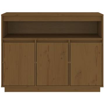 Sideboard Honey Brown 104.5x34x80 cm Solid Wood Pine