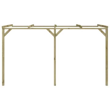 Lean-To Pergola 2x4x2.2 m Wood