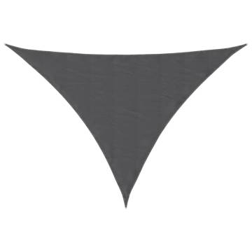 Sunshade Sail Oxford Fabric Triangular 3x3x4.24 m Anthracite