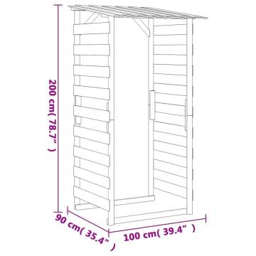 Pergolas with Roofs 6 pcs 100x90x200 cm Impregnated Pinewood