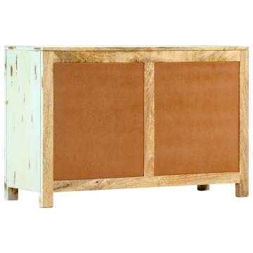 Sideboard Light Blue 110x35x70 cm Solid Mango Wood