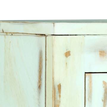 Sideboard Light Blue 110x35x70 cm Solid Mango Wood