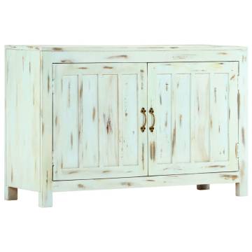 Sideboard Light Blue 110x35x70 cm Solid Mango Wood