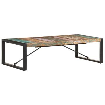 Coffee Table 140x70x40 cm Solid Reclaimed Wood