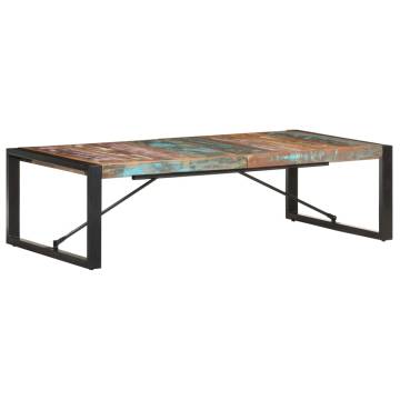 Coffee Table 140x70x40 cm Solid Reclaimed Wood