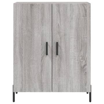 Highboard Grey Sonoma 69.5x34x180 cm Engineered Wood