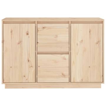 Sideboard 111x34x75 cm Solid Wood Pine