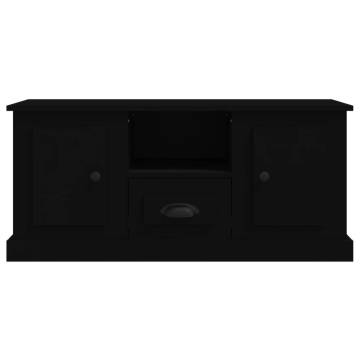 TV Cabinet Black 100x35.5x45 cm Engineered Wood