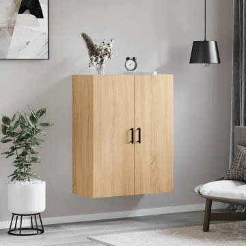 Wall Mounted Cabinet Sonoma Oak 69.5x34x90 cm