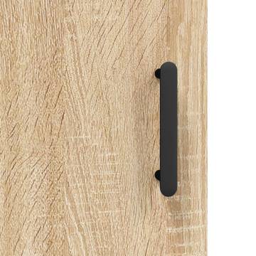 Wall Mounted Cabinet Sonoma Oak 69.5x34x90 cm