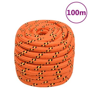 Boat Rope Orange 20 mm 100 m Polypropylene