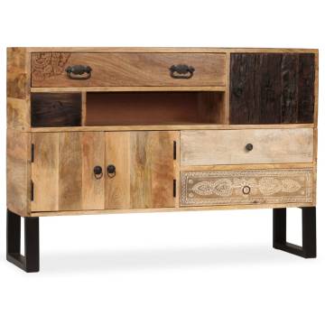 Sideboard Solid Mango Wood 115x30x80 cm