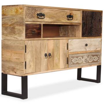 Sideboard Solid Mango Wood 115x30x80 cm