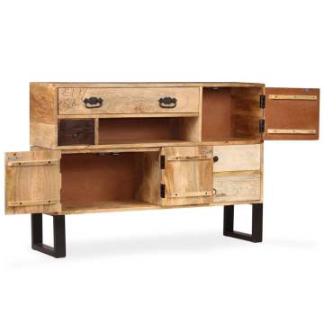 Sideboard Solid Mango Wood 115x30x80 cm