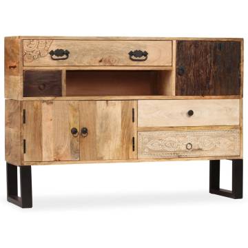 Sideboard Solid Mango Wood 115x30x80 cm