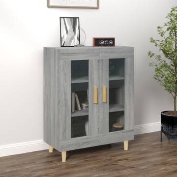 Sideboard Grey Sonoma 69.5x34x90 cm Engineered Wood