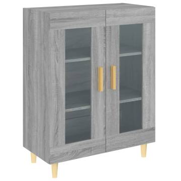 Sideboard Grey Sonoma 69.5x34x90 cm Engineered Wood