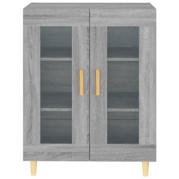 Sideboard Grey Sonoma 69.5x34x90 cm Engineered Wood