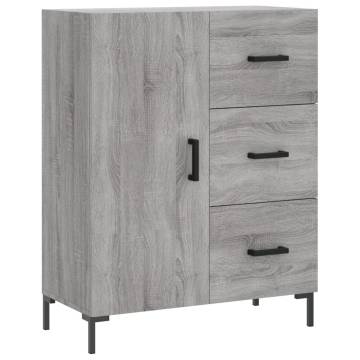 Highboard Grey Sonoma 69.5x34x180 cm Engineered Wood