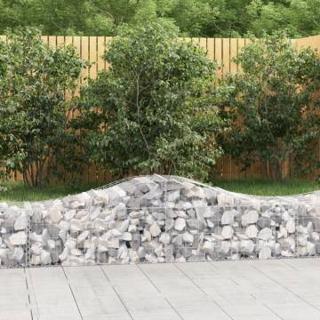 Arched Gabion Baskets 20 pcs 200x50x4060 cm Galvanised Iron