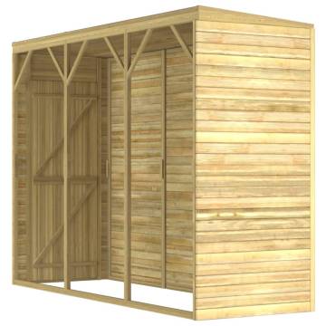 Garden Storage Shed 100x310x218 cm Impregnated Pinewood