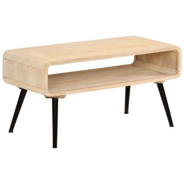 Coffee Table 95x40x45 cm Solid Wood Mango