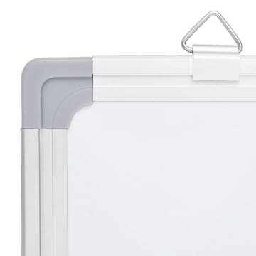 Magnetic Whiteboard Foldable 100x100x1.7 cm Aluminium