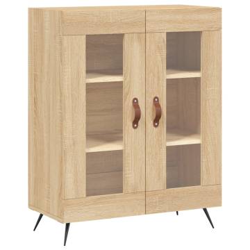 Highboard Sonoma Oak 69.5x34x180 cm Engineered Wood