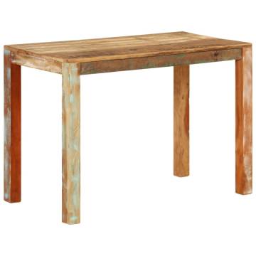 Dining Table 110x55x76 cm Solid Wood Reclaimed